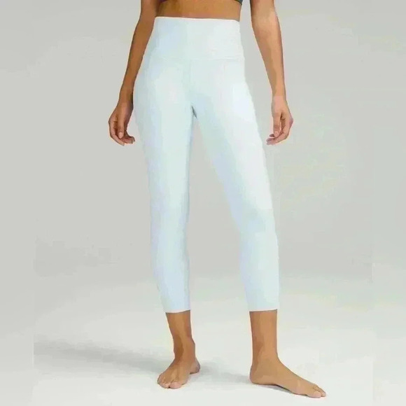Lululemon-Lululemon Align High-Rise Pant 25" with  pockets
Powder Blue - Picture 3 of 4